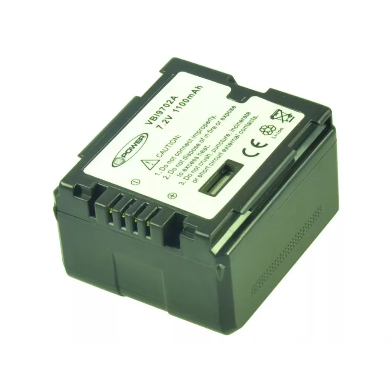 2-Power kameros baterija 7,2 V 1100 mAh