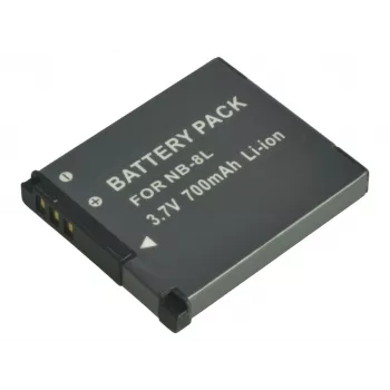 2-Power skaitmeninio fotoaparato baterija 3,7 V 700 mAh, 700 mAh, 3,7 V, ličio jonų (Li-Ion)