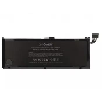 2-Power 7,4 V 11200 mAh ličio polimero nešiojamojo kompiuterio baterija, baterija, Apple MacBook Pro 17 colių A1297 (2009 m. vidurys EMC2272/EMC2329, 2010 m. vidurys EMC2352)