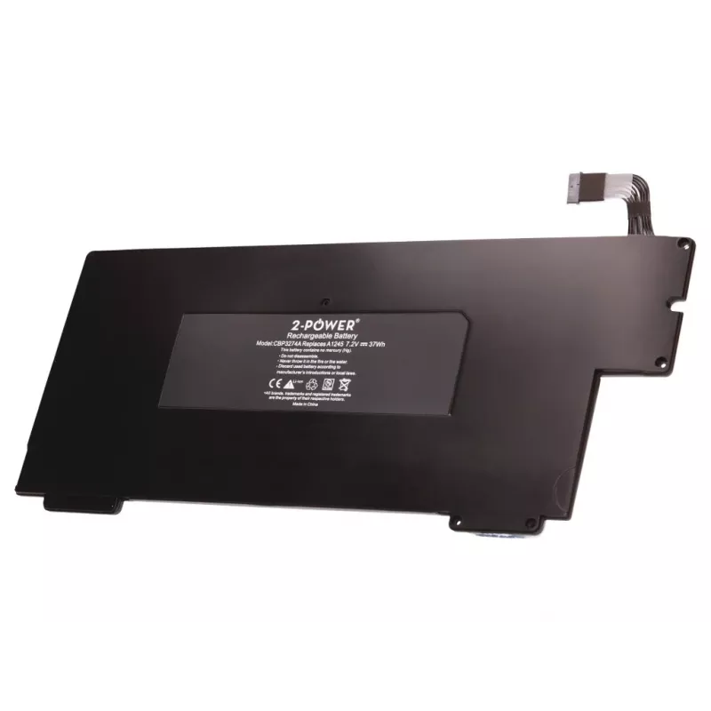 2-Power 7,2 V 5000 mAh ličio polimero nešiojamojo kompiuterio baterija, baterija, Apple MacBook Air 13 colių A1237 (Early 2008 EMC 2142, Late 2008 EMC2253, Mid 2009 EMC2334)