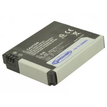 2-Power fotoaparato baterija 3,7V 1000mAh, 1100 mAh, 3,7 V, ličio jonų (Li-Ion)