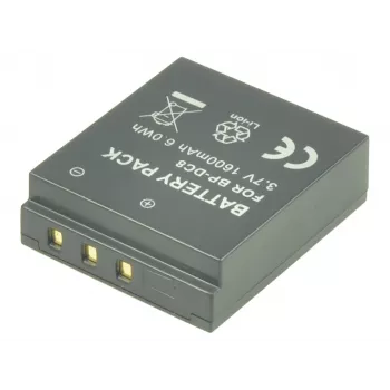 2-Power skaitmeninio fotoaparato baterija 3,7 V 1300 mAh, 1100 mAh, 3,7 V, ličio jonų (Li-Ion)
