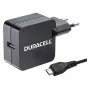 Duracell 2,4 A telefono / planšetinio kompiuterio sieninis įkroviklis, patalpose, AC, 5 V, 2,4 A, juodas