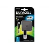 Duracell 2,4 A telefono / planšetinio kompiuterio sieninis įkroviklis, patalpose, AC, 5 V, 2,4 A, juodas