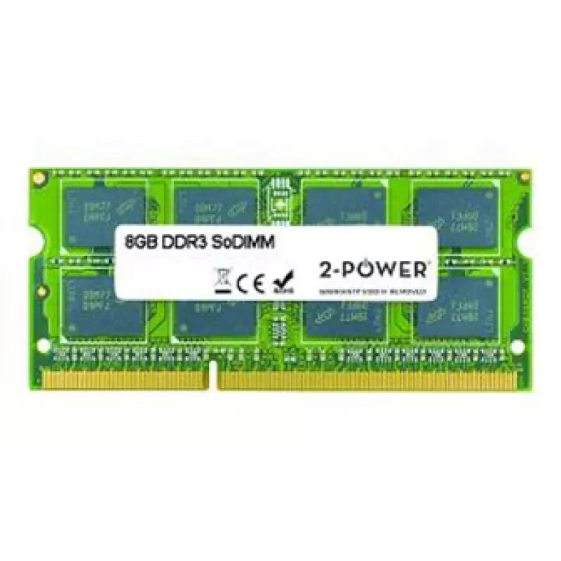 2-Power 2PCM-CT8G3S1339MCEU atminties modulis 8 GB 1 x 8 GB DDR3 204 kontaktų SO-DIMM