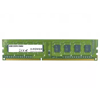 2-Power 4GB DDR3 1333MHz DIMM atmintis, 4 GB, 1 x 4 GB, DDR3, 1333 MHz, 240-pin DIMM, žalia