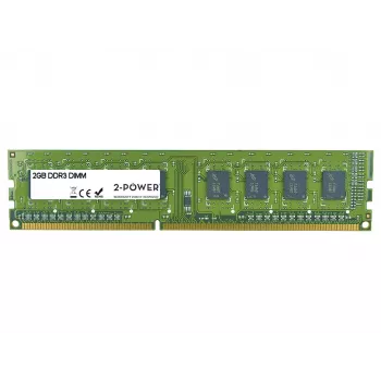 2-Power 2GB DDR3 1333MHz DR DIMM atmintis, 2 GB, 1 x 2 GB, DDR3, 1333 MHz, 240 kontaktų DIMM