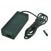 2-Power kintamosios srovės adapteris 12V 45W su maitinimo kabeliu, skirtas naudoti patalpose, 110-240 V, 45 W, 12 V, 3.6 A, juodas
