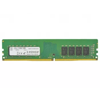 2-Power 8GB DDR4 2133MHz CL15 DIMM atmintis, 8 GB, 1 x 8 GB, DDR4, 2133 MHz, 288-pin DIMM, žalia