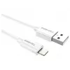 Duracell sinchronizavimo / įkrovimo laidas, 1 m, baltas, 1 m, USB A, Lightning, 2.0, balta