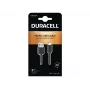 „Duracell“ sinchronizavimo / įkrovimo laidas, 2 metrų, juodas, 2 m, USB A, Micro-USB A, 2.0, juoda
