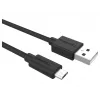 „Duracell“ sinchronizavimo / įkrovimo laidas, 2 metrų, juodas, 2 m, USB A, Micro-USB A, 2.0, juoda