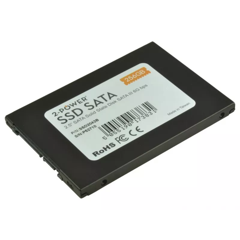 2-Power 256 GB SSD 2.5 SATA 6 Gbps 7 mm, 256 GB, 2,5 colio, 6 Gbit/s