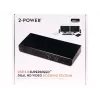 2-Power USB 3.0 Dual Display dokinimo stotelė, dokinimo, 3,5 mm, USB A tipo, USB B tipo, 10,100,1000 Mbit/s, juoda, 5 Gbit/s