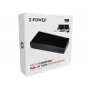 2-Power USB 3.0 Dual Display dokinimo stotelė, dokinimo, 3,5 mm, USB A tipo, USB B tipo, 10,100,1000 Mbit/s, juoda, 5 Gbit/s