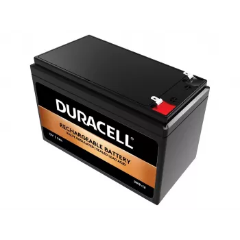 Duracell 12V 9Ah VRLA baterija, sandari švino rūgšties (VRLA), 12 V, 9 Ah, 9000 mAh, 108 Wh, 2,4 kg