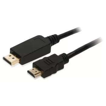 2-Power CAB0039A vaizdo kabelio adapteris 2 m DisplayPort HDMI A tipo (standartinis) Juoda