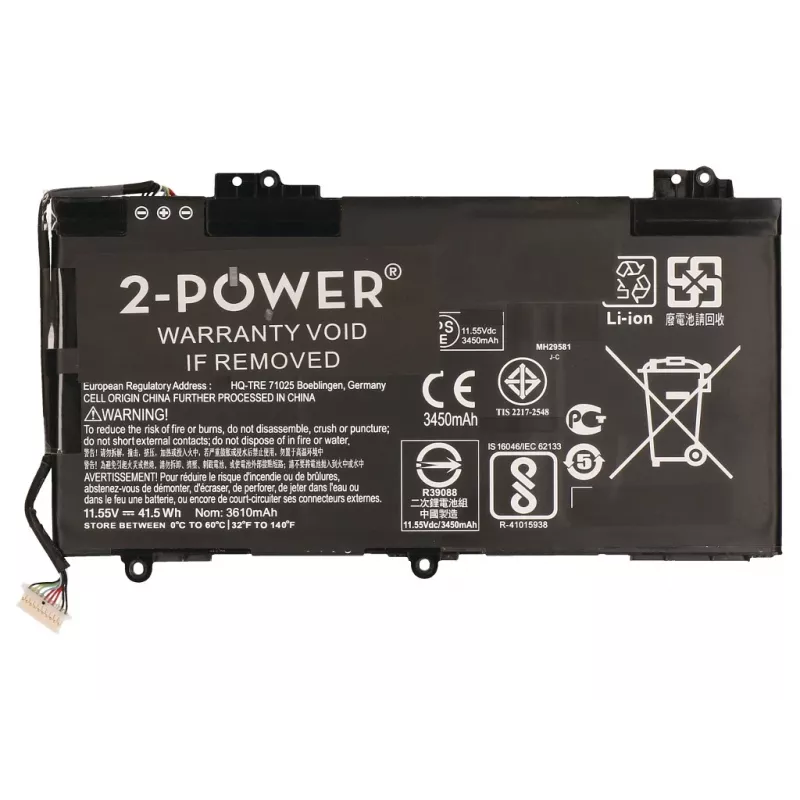 2-Power CBP3615A nešiojamojo kompiuterio atsarginė dalis Baterija