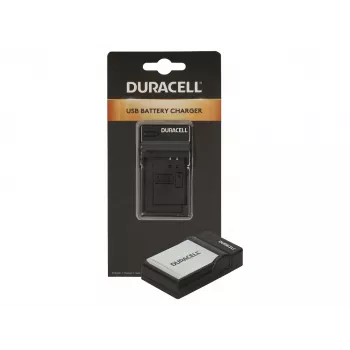 Duracell skaitmeninio fotoaparato baterijų įkroviklis, USB, vidaus baterijų įkroviklis, Canon NB-4L, NB-5L, juodas, 5 V, 5 V