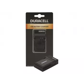 Duracell skaitmeninio fotoaparato baterijos įkroviklis, USB, vidaus baterijų įkroviklis, Panasonic DMW-BLD10E, juoda, 5 V, 5 V