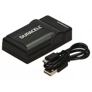 Duracell skaitmeninio fotoaparato baterijos įkroviklis, USB, patalpų akumuliatorių įkroviklis, juodas, 5 V, 5 V, 5 V