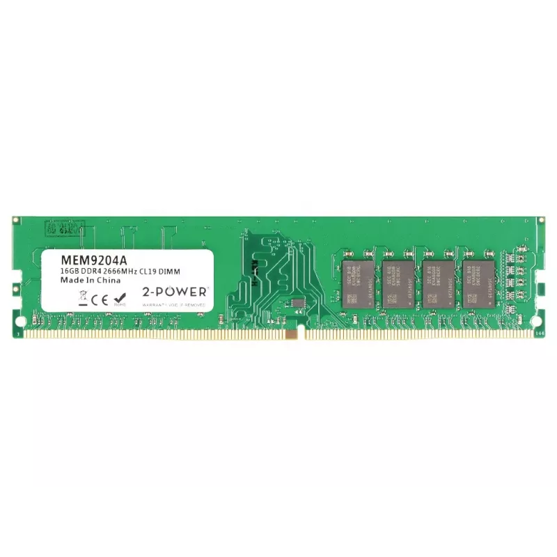 2-Power MEM9204A atminties modulis 16 GB 1 x 16 GB DDR4 288 kontaktų DIMM