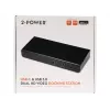 2-Power DOC0110A nešiojamojo kompiuterio dokas / prievadų daugintuvas, laidinis, USB 3.2 Gen 1 (3.1 Gen 1) Type-B, juodas