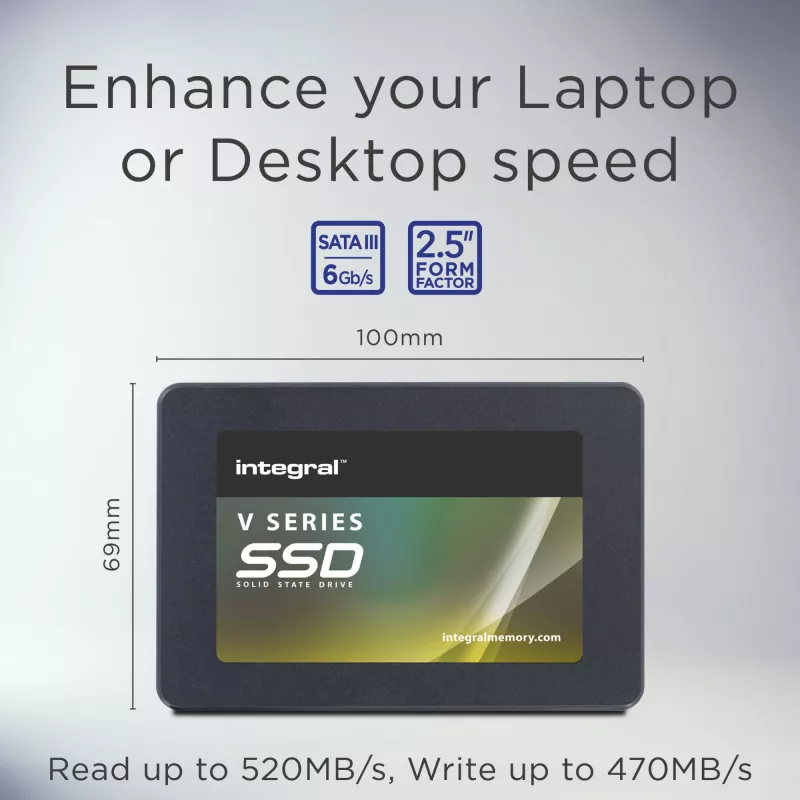 Integral 2TB - 2000GB SSD 2,5 col. SATA 3 R-520MB/s W-470MB/s TBW 600 V SERIES 2