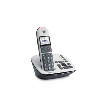 Motorola CD5011 išmanusis telefonas skambinančiojo ID pilka, sidabrinė