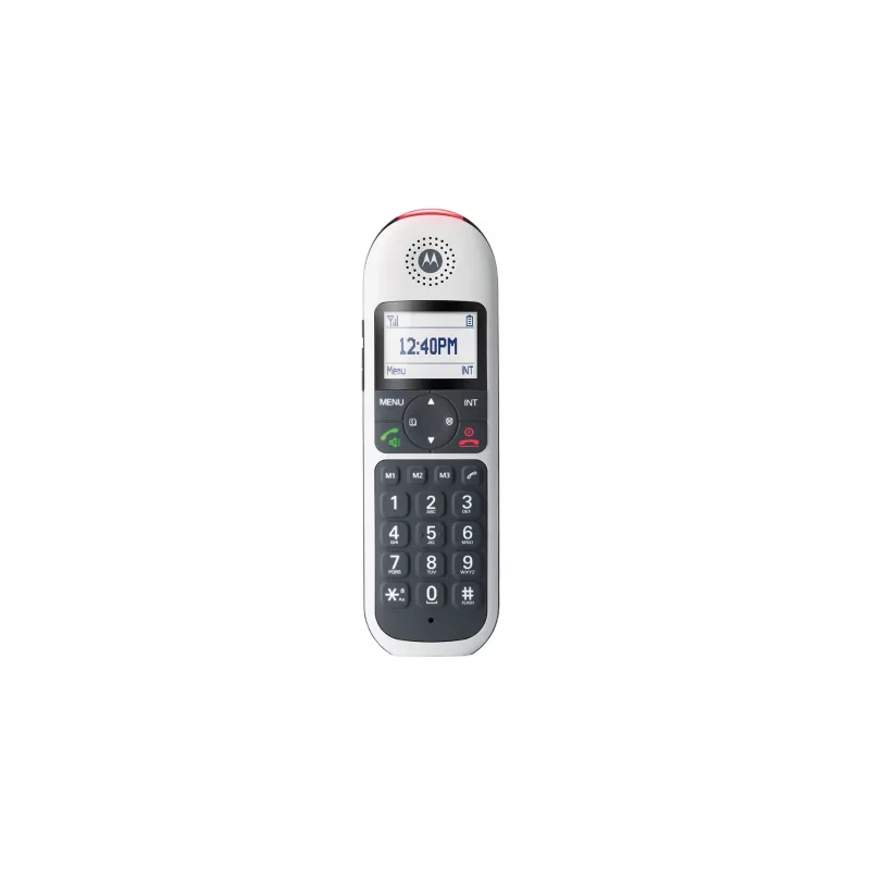 Motorola CD5011 išmanusis telefonas skambinančiojo ID pilka, sidabrinė