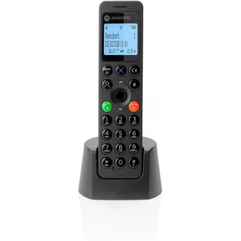 Motorola DOT201 DECT telefonas AON Juoda