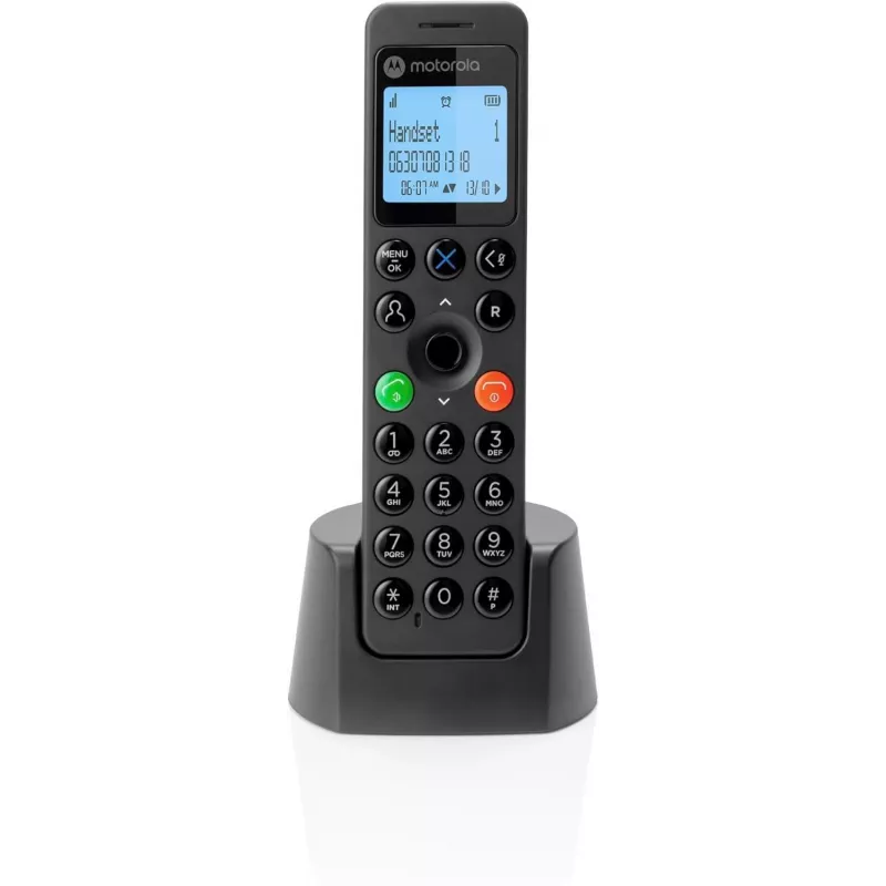 Motorola DOT201 DECT telefonas AON Juoda