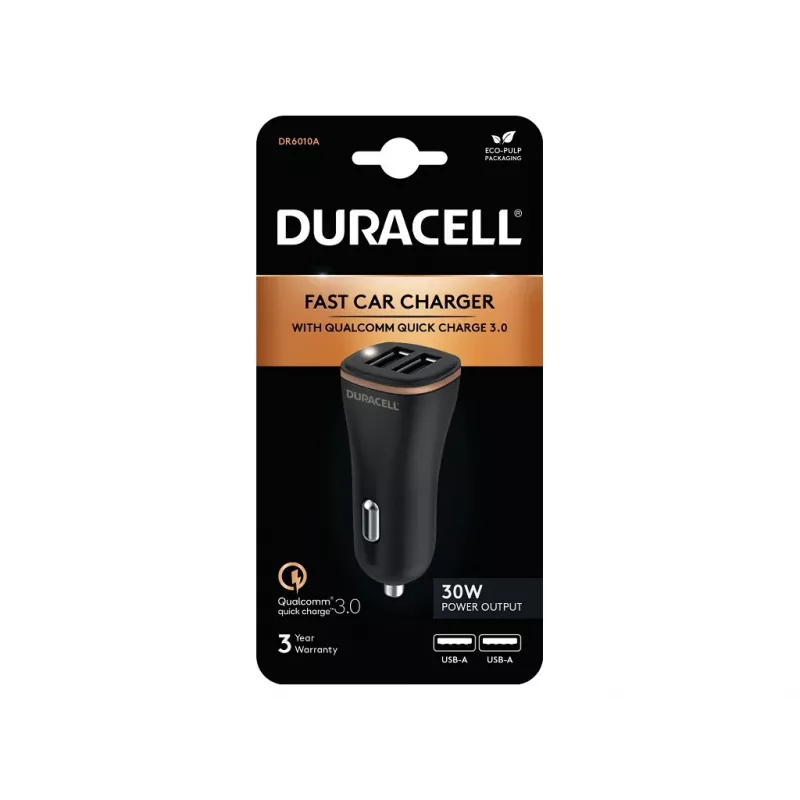 Duracell DR6010A mobiliojo įrenginio įkroviklis Juoda