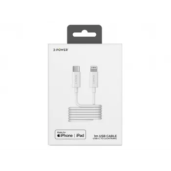 2-Power 2PUC1M03W mobiliojo įrenginio kroviklis Baltas