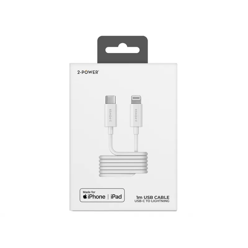 2-Power 2PUC1M03W mobiliojo įrenginio kroviklis Baltas