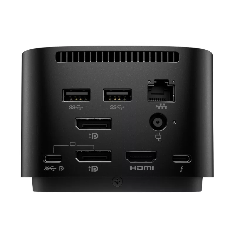 HP Thunderbolt Dock 120W G4, laidinis, Thunderbolt 4, juodas, Kensington, Kinija, Tailandas, Taivanas, verslo