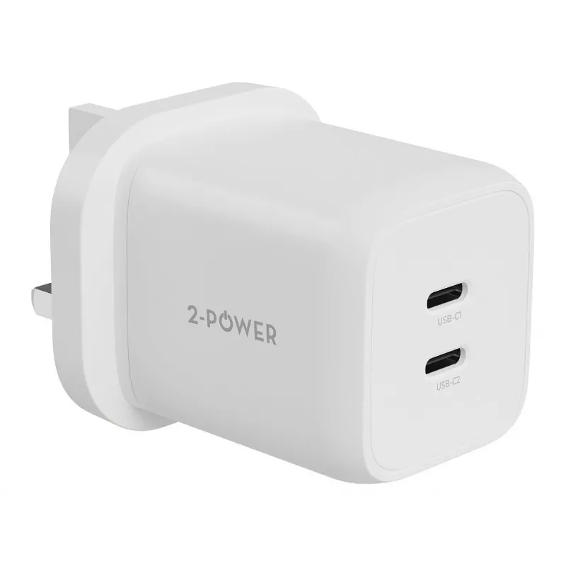 2-Power 2PWC65W02G-UK maitinimo adapteris / inverteris, baltas