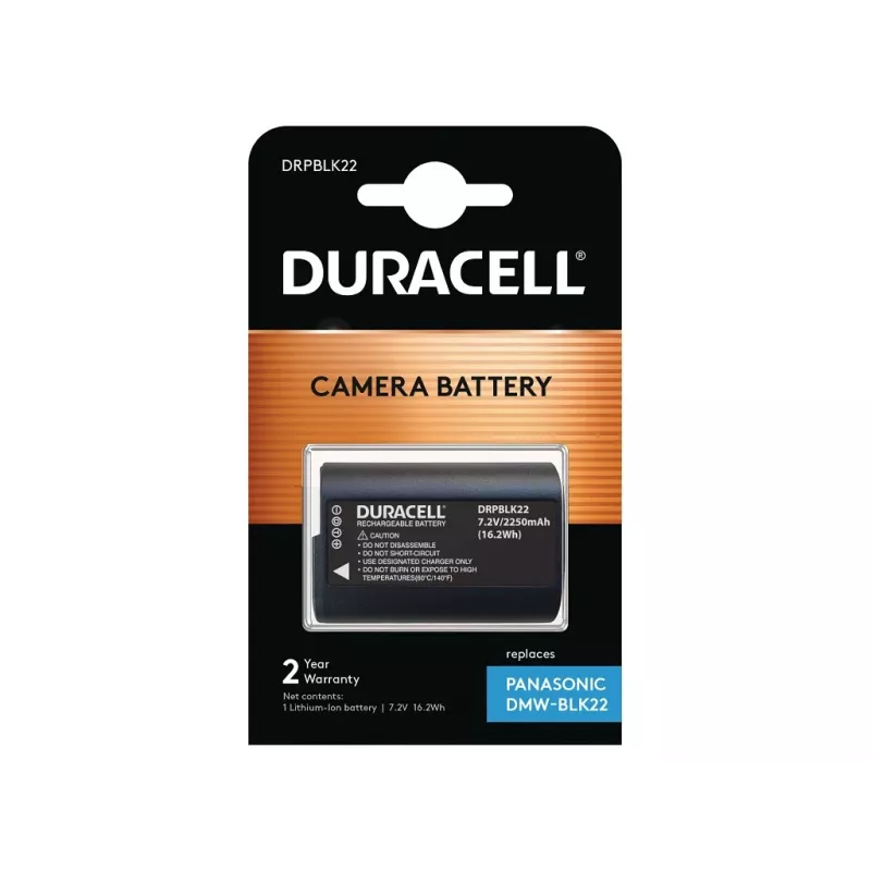 Duracell DRPBLK22 fotoaparato / vaizdo kameros baterija 2250 mAh