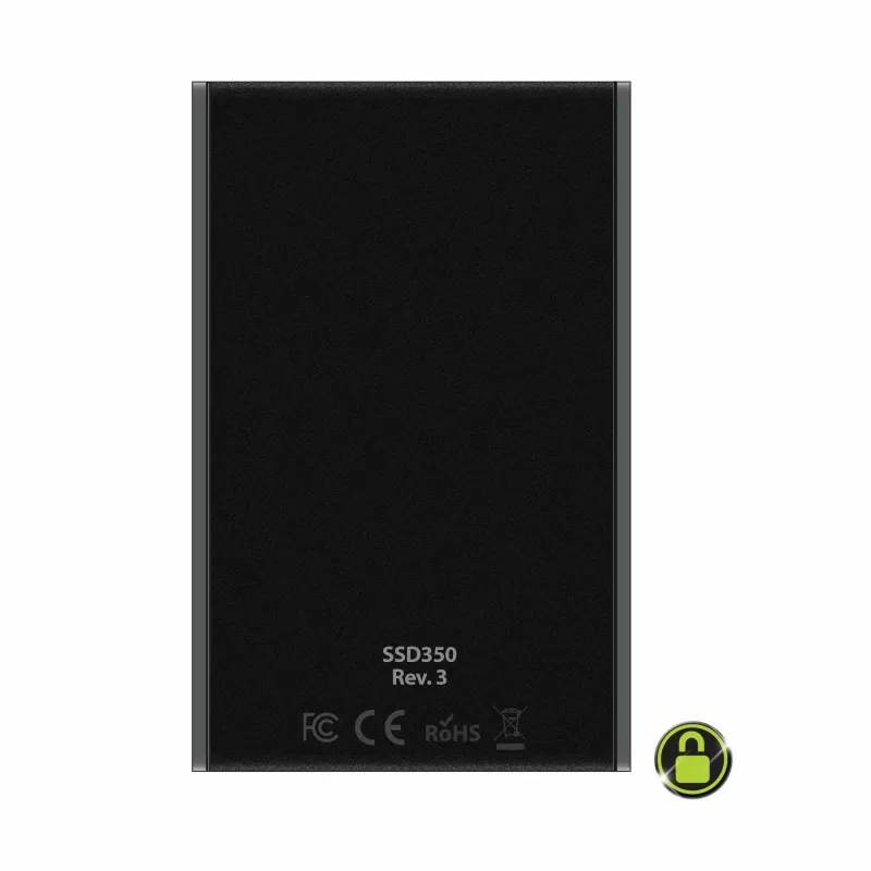 iStorage Kanguru Defender SSD350 2 TB| FIPS 140-2 sertifikuotas | aparatiniu būdu šifruotas kietojo kūno diskas | 2,5 colio išorinis | SATA (SATA/600) | TAA reikalavimus atitinkantis