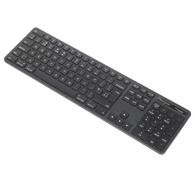Targus EcoSmart AKB873FR klaviatūra Universali RF belaidė + Bluetooth AZERTY Prancūziška Juoda