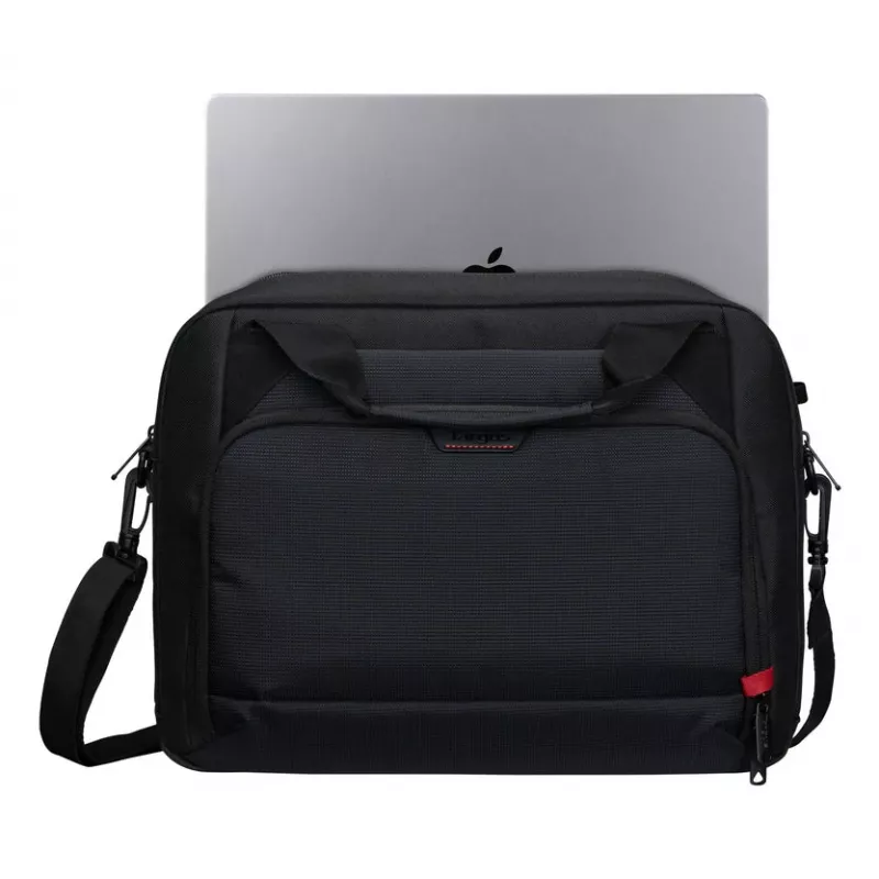 Targus EcoSmart 35,6 cm (14 colių) portfelis Juoda, Raudona