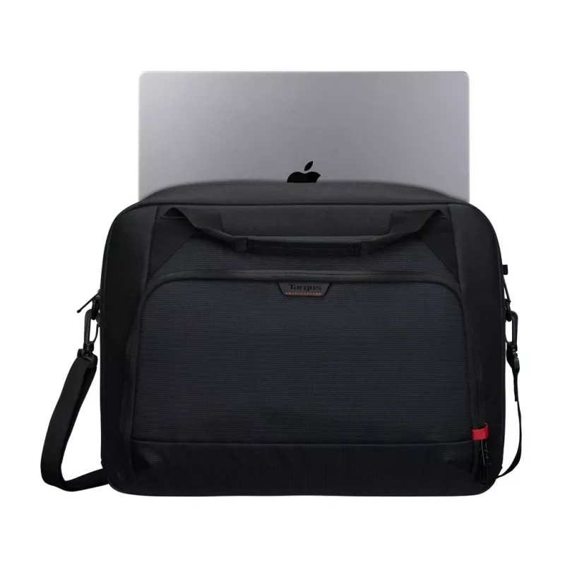 Targus EcoSmart 45,7 cm (18 col.) portfelis, juodos ir raudonos spalvos