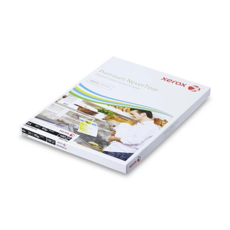 Xerox 003R98091 spausdinimo plėvelė Lazerinis A4 (210×297 mm) Poliesteris Baltas 100 lapų