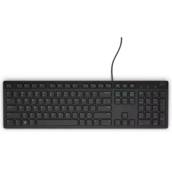 DELL Wired klaviatūra - KB216 - French (AZERTY) - Juoda, Full-size (100%), Wired, USB, AZERTY, Juoda
