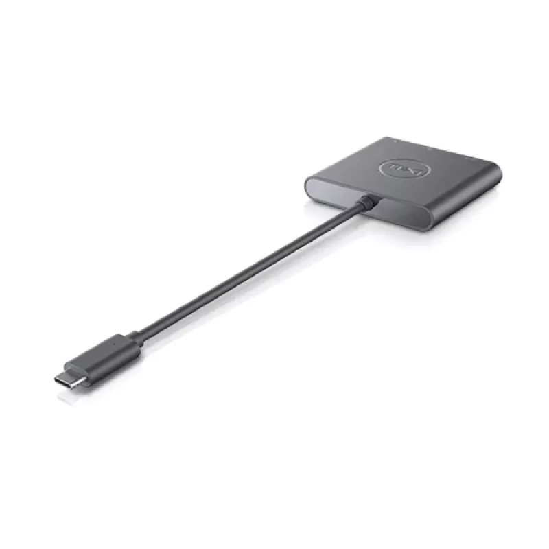DELL adapteris USB-C į HDMI/DP su maitinimo praleidimu, laidinis, USB 3.2 Gen 2 (3.1 Gen 2) Type-C, juoda, 3840 x 2160 pikselių, Dell, 3840 x 2160 pikselių
