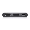 DELL adapteris USB-C į HDMI/DP su maitinimo praleidimu, laidinis, USB 3.2 Gen 2 (3.1 Gen 2) Type-C, juoda, 3840 x 2160 pikselių, Dell, 3840 x 2160 pikselių