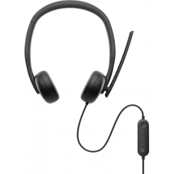DELL Pro Wired Headset - WH3024, Wired, Calls/Music, 20 - 20000 Hz, 110 g, Headset, Juoda