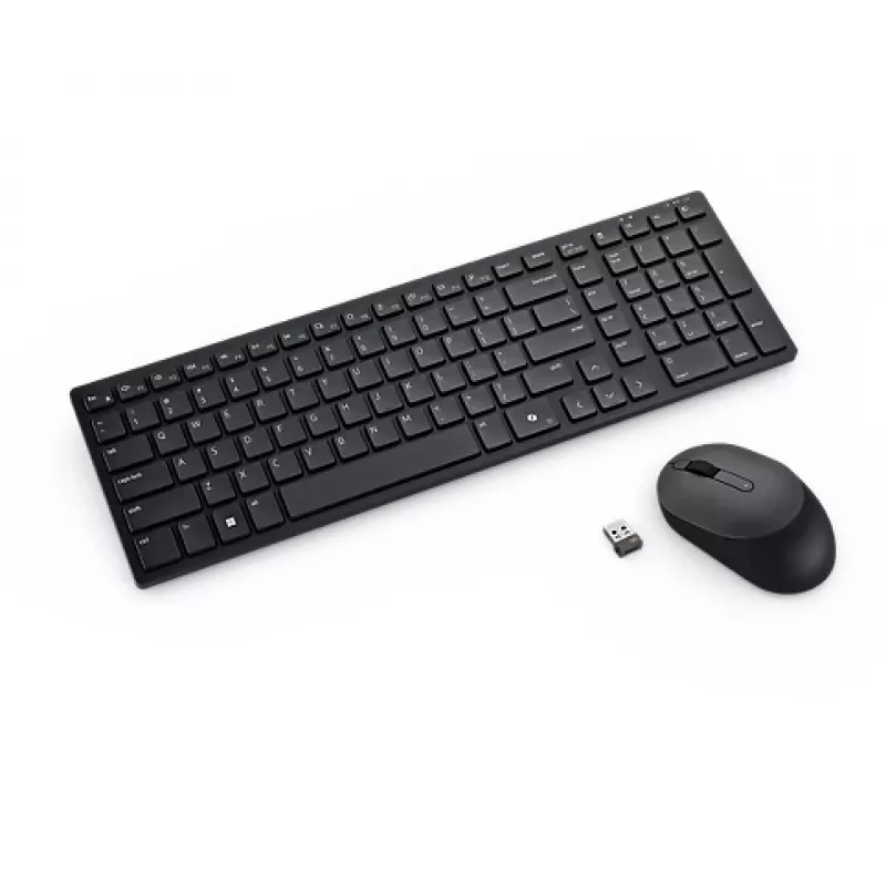 DELL Pro Compact Silent klaviatūra and pelė - KM555 - Belgian (AZERTY)