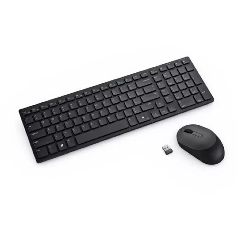 DELL Pro Compact Silent klaviatūra and pelė - KM555 - Belgian (AZERTY)