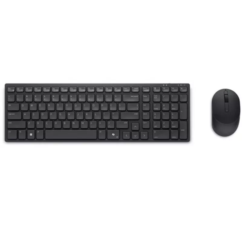 DELL Pro Compact Silent klaviatūra ir pelė - KM555 - Pan-Nordic (QWERTY)